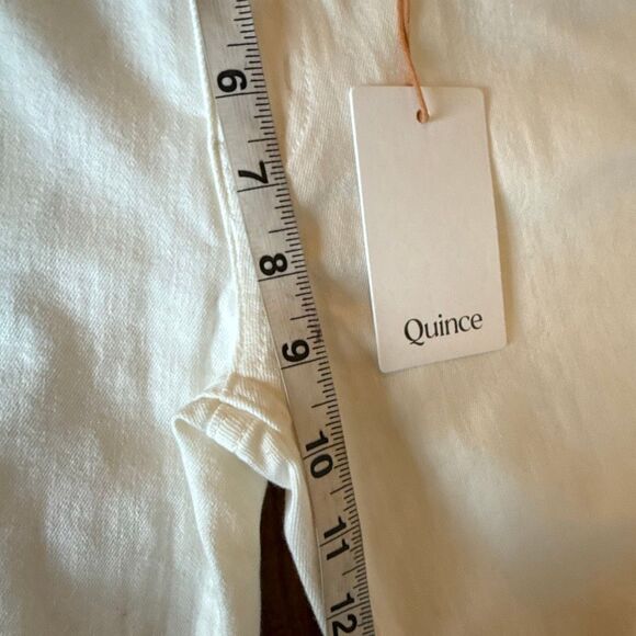 Quince NWT Luna stretch flare jeans white size 27 - Picture 11 of 14